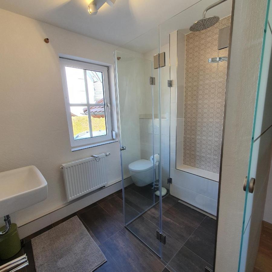 Alte Backstube - Ferienwohnung Huettenstube Und Ferienzimmer Auszeit Erkenbrechtsweiler ภายนอก รูปภาพ